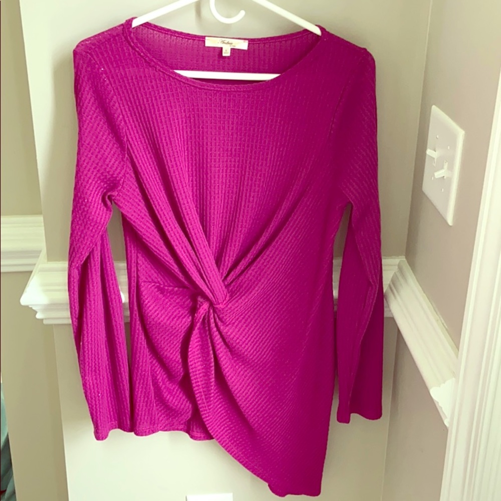 Eleven Oaks fushia tunic sweater size small